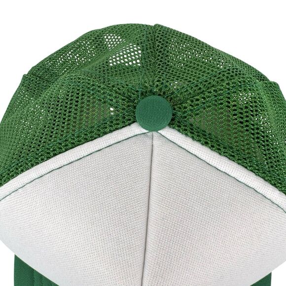 Vintage Las Vegas Trucker Hat Kelly Green Adjustable Retro Mesh Embroidered - Picture 7 of 12